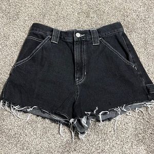 Pacsun black jean shorts